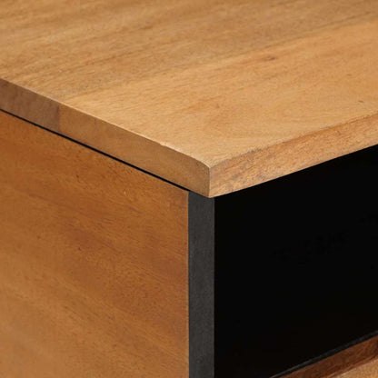 Salongbord Sofabord Tre med skuff Lysebrun 80 x 54 x 40 cm heltre mango