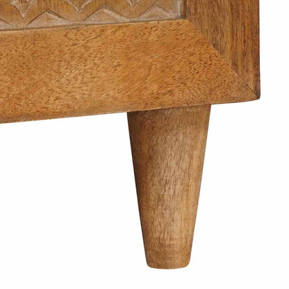 TV-Møbel Tre TV-Skap med skuff Lysebrun 105 x 33 x 46 cm heltre mango
