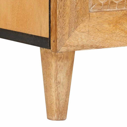 TV-Møbel Tre TV-Skap med skuff Lysebrun 100 x 33 x 46 cm heltre mango
