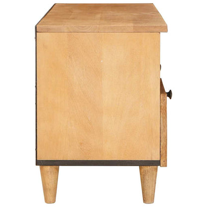 TV-Møbel Tre TV-Skap med skuff Lysebrun 100 x 33 x 46 cm heltre mango