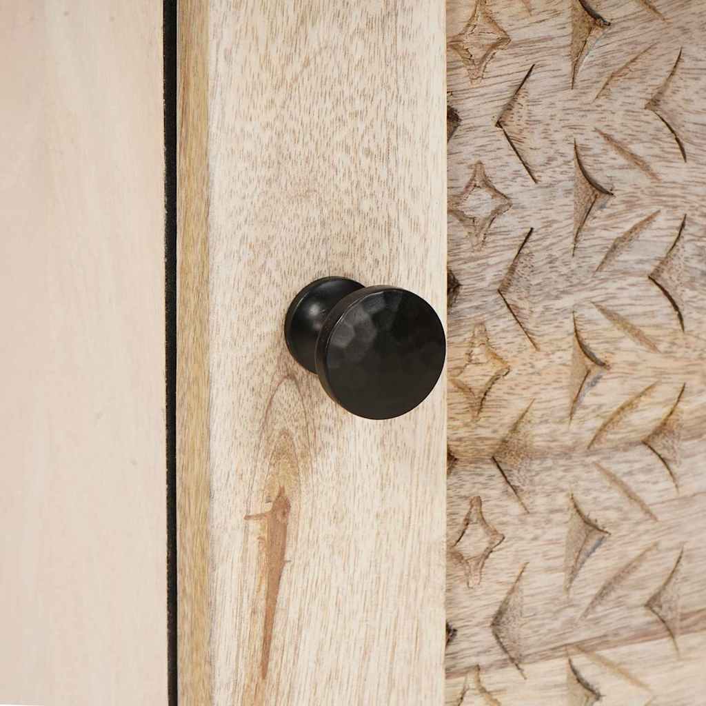 Nattbord Sengbord Tre Beige 40 x 33 x 46 cm heltre mango