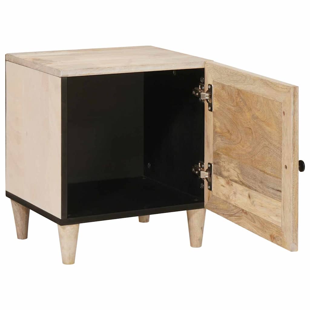 Nattbord Sengbord Tre Beige 40 x 33 x 46 cm heltre mango
