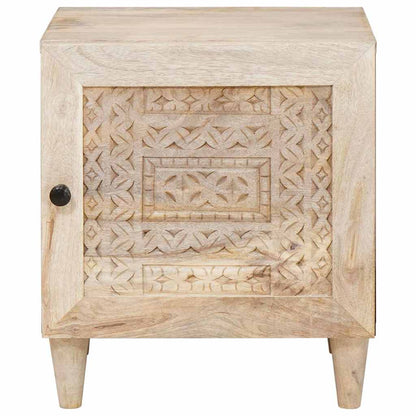 Nattbord Sengbord Tre Beige 40 x 33 x 46 cm heltre mango