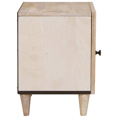Nattbord Sengbord Tre Beige 40 x 33 x 46 cm heltre mango