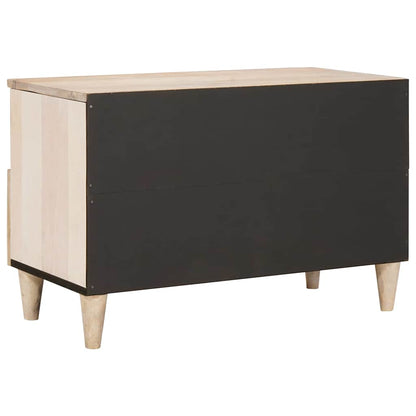 TV-Møbel Tre TV-Skap med skuff med hylle Hvit 70 x 33 x 46 cm heltre mango