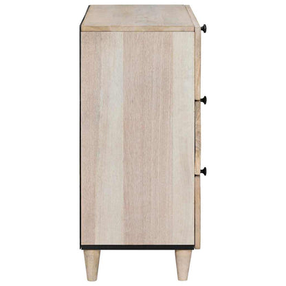 Nattbord Sengbord Tre med skuff Beige 50 x 33 x 60 cm heltre mango