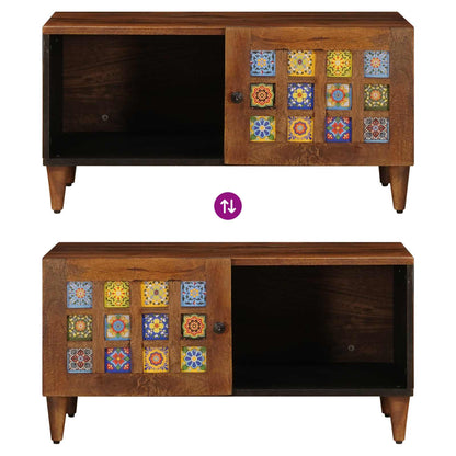 Salongbord Sofabord Brun 80 x 50 x 40 cm Massiv mango tre