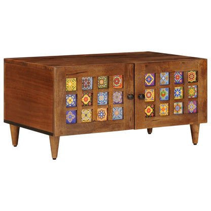 Salongbord Sofabord Brun 80 x 50 x 40 cm Massiv mango tre