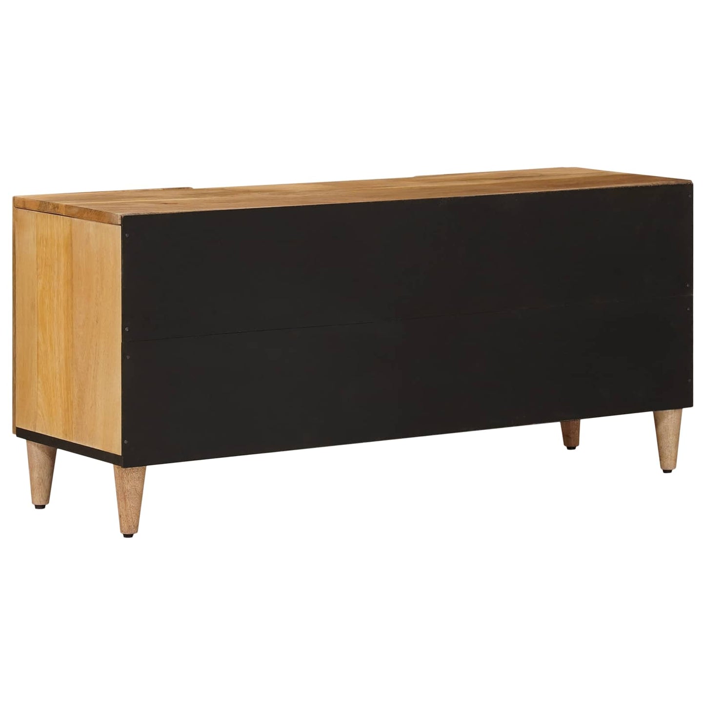 TV-skap med skuff Naturlig 105 x 33,5 x 46 cm Massiv mango tre