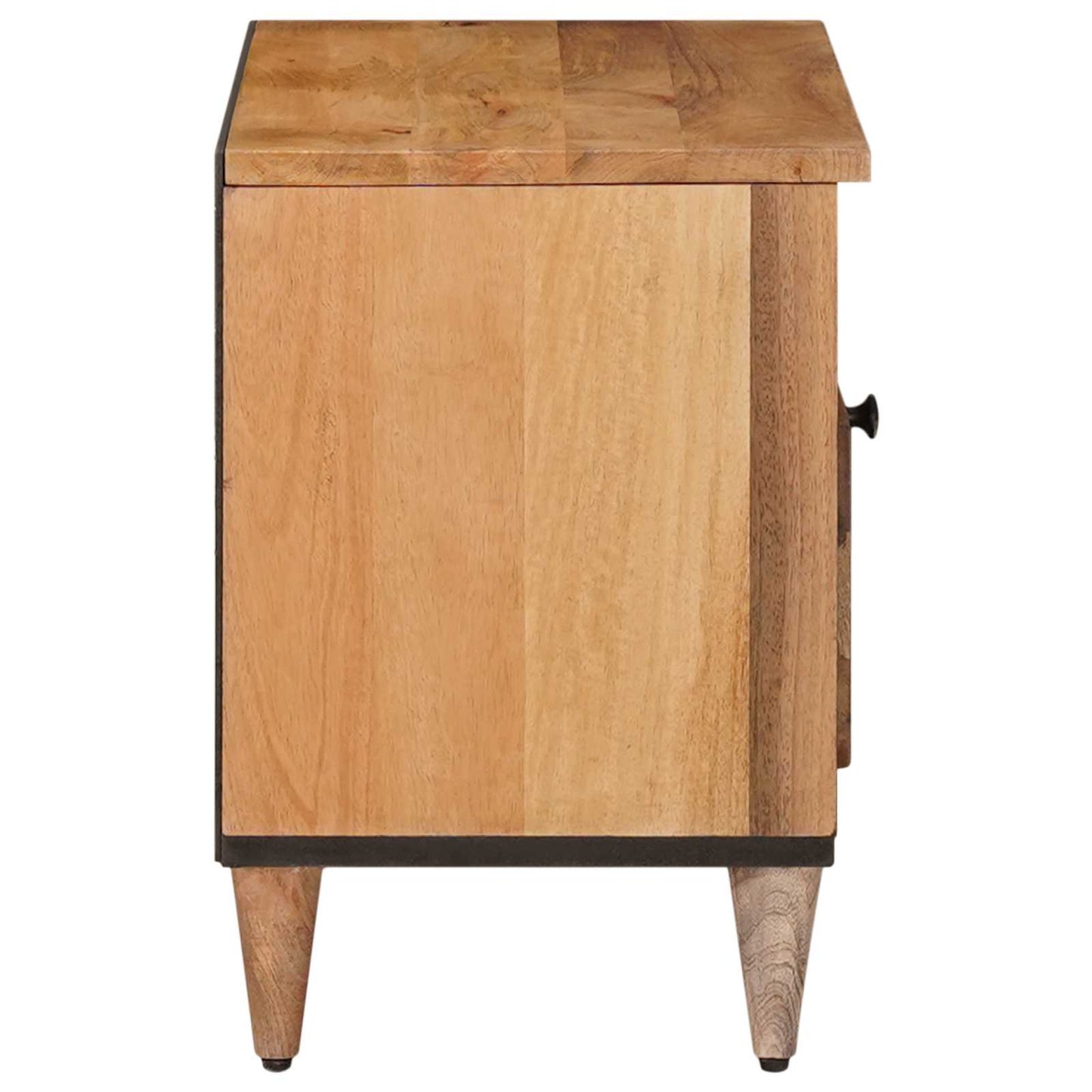TV-skap med skuff Naturlig 80 x 33 x 46 cm Massiv mango tre