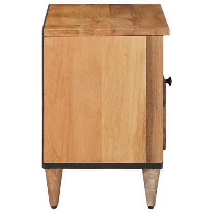 TV-skap med skuff Naturlig 80 x 33 x 46 cm Massiv mango tre