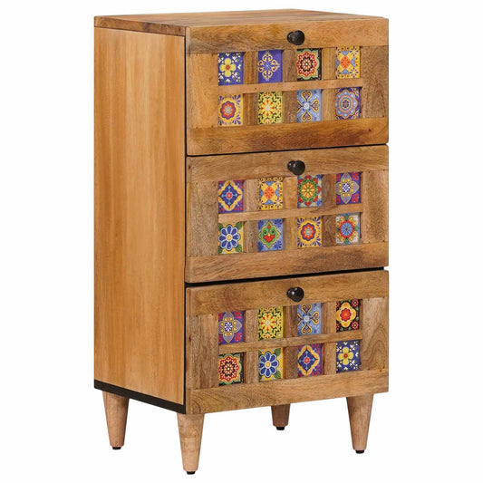 Skjenk Tre Naturlig 40 x 33,5 x 75 cm Massiv mango tre