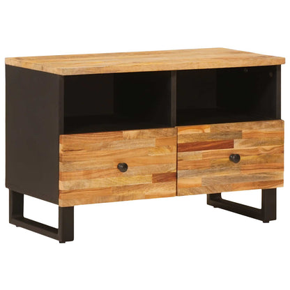 TV-skap med lagring Brun 70 x 33 x 46 cm Massiv mango tre