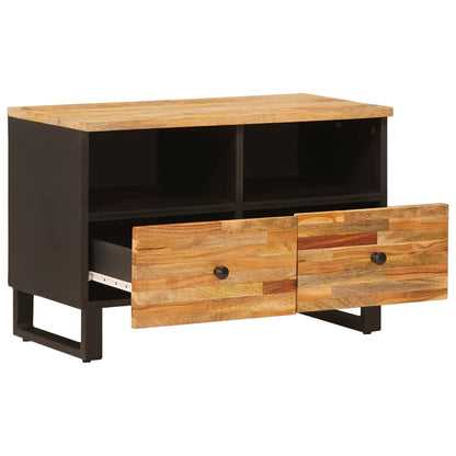 TV-skap med lagring Brun 70 x 33 x 46 cm Massiv mango tre