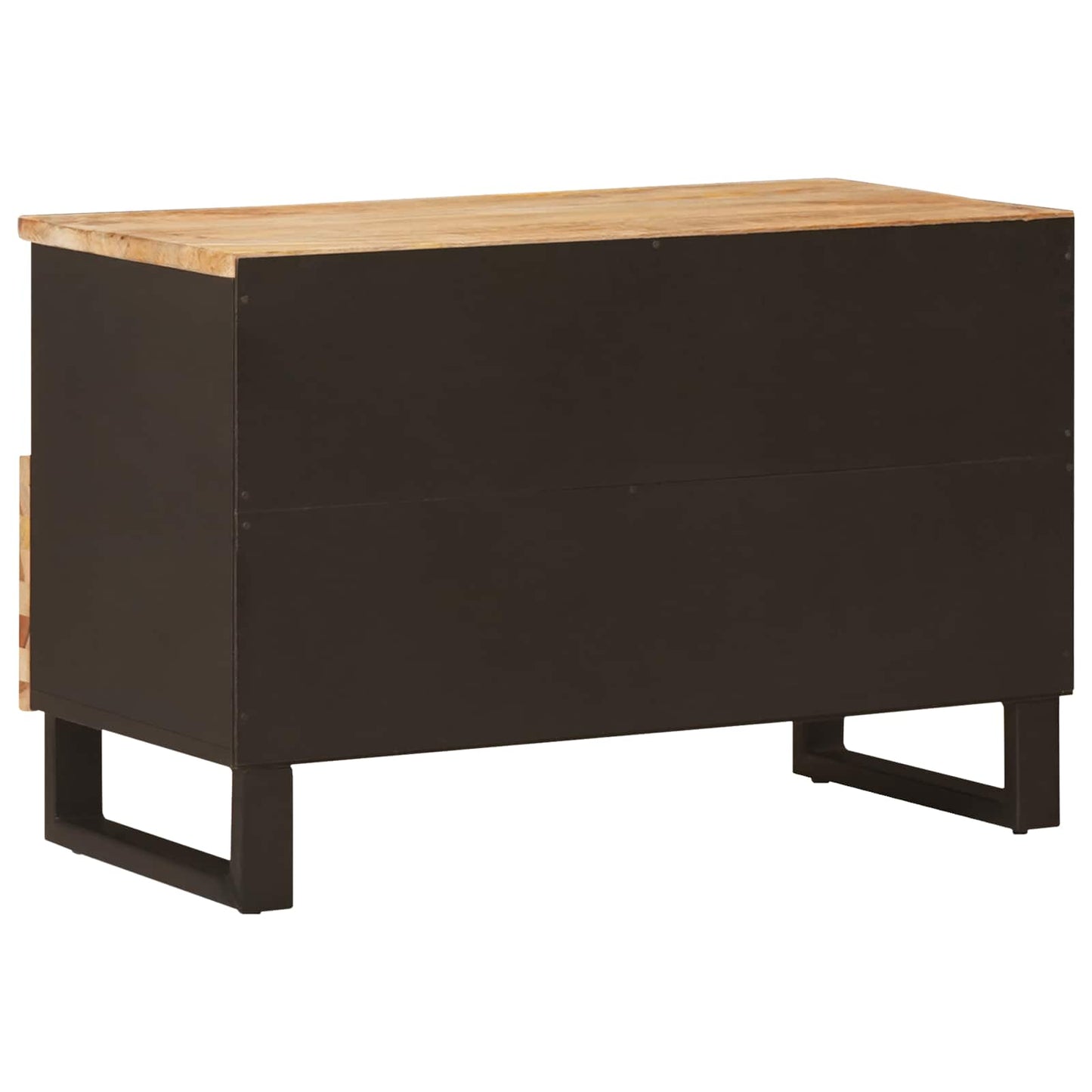 TV-skap med lagring Brun 70 x 33 x 46 cm Massiv mango tre
