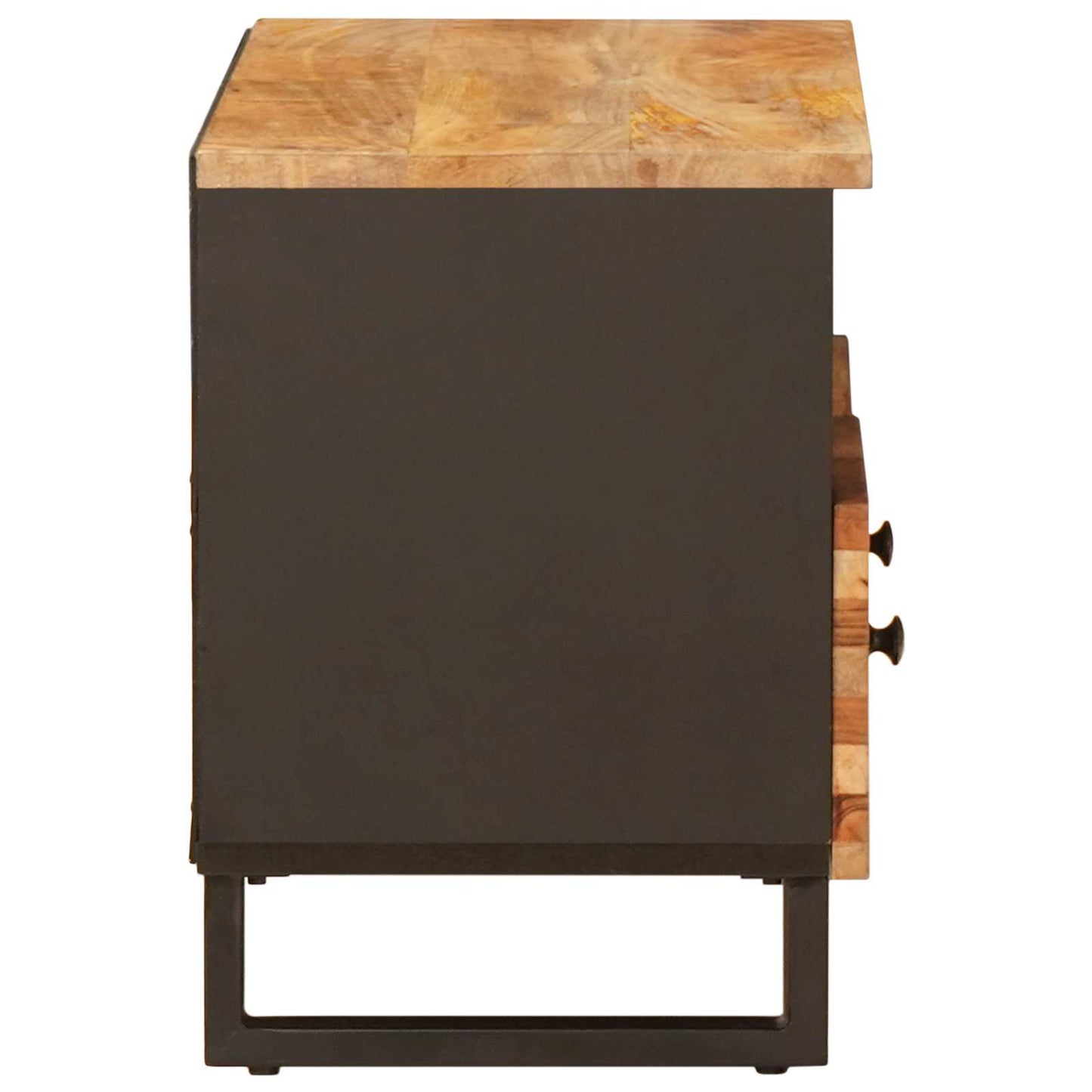 TV-skap med lagring Brun 70 x 33 x 46 cm Massiv mango tre