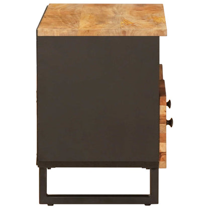 TV-skap med lagring Brun 70 x 33 x 46 cm Massiv mango tre