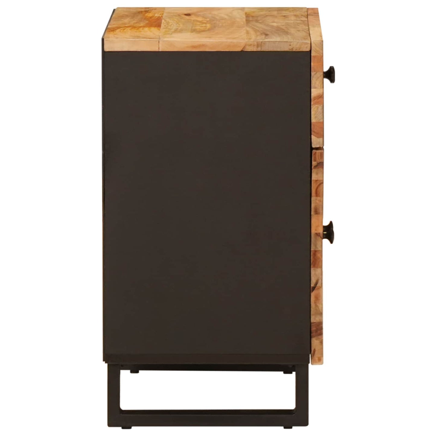 Sengekabinett med skuff Brun 50 x 33 x 60 cm Massiv mango tre