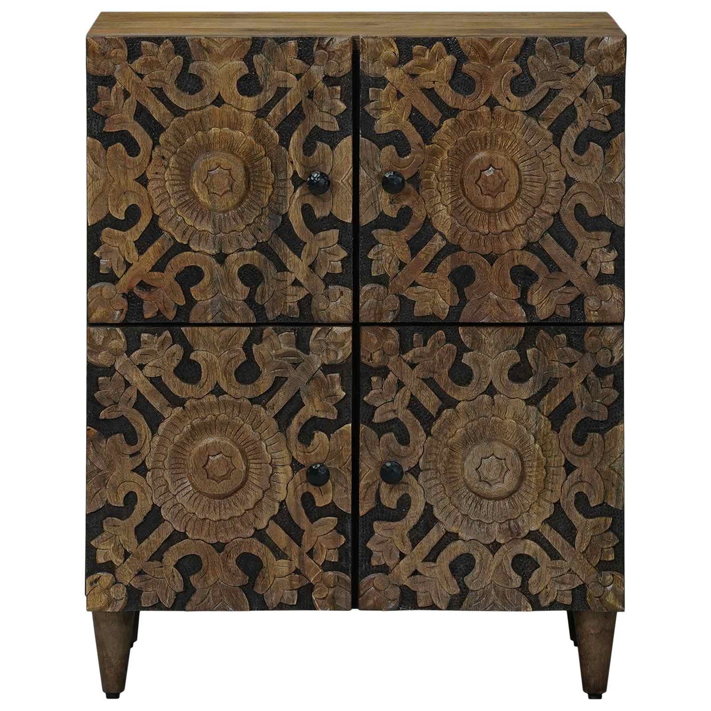 Serviesskap med lagring Brun 60 x 33,5 x 75 cm Massiv mango tre