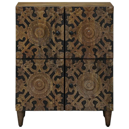 Serviesskap med lagring Brun 60 x 33,5 x 75 cm Massiv mango tre