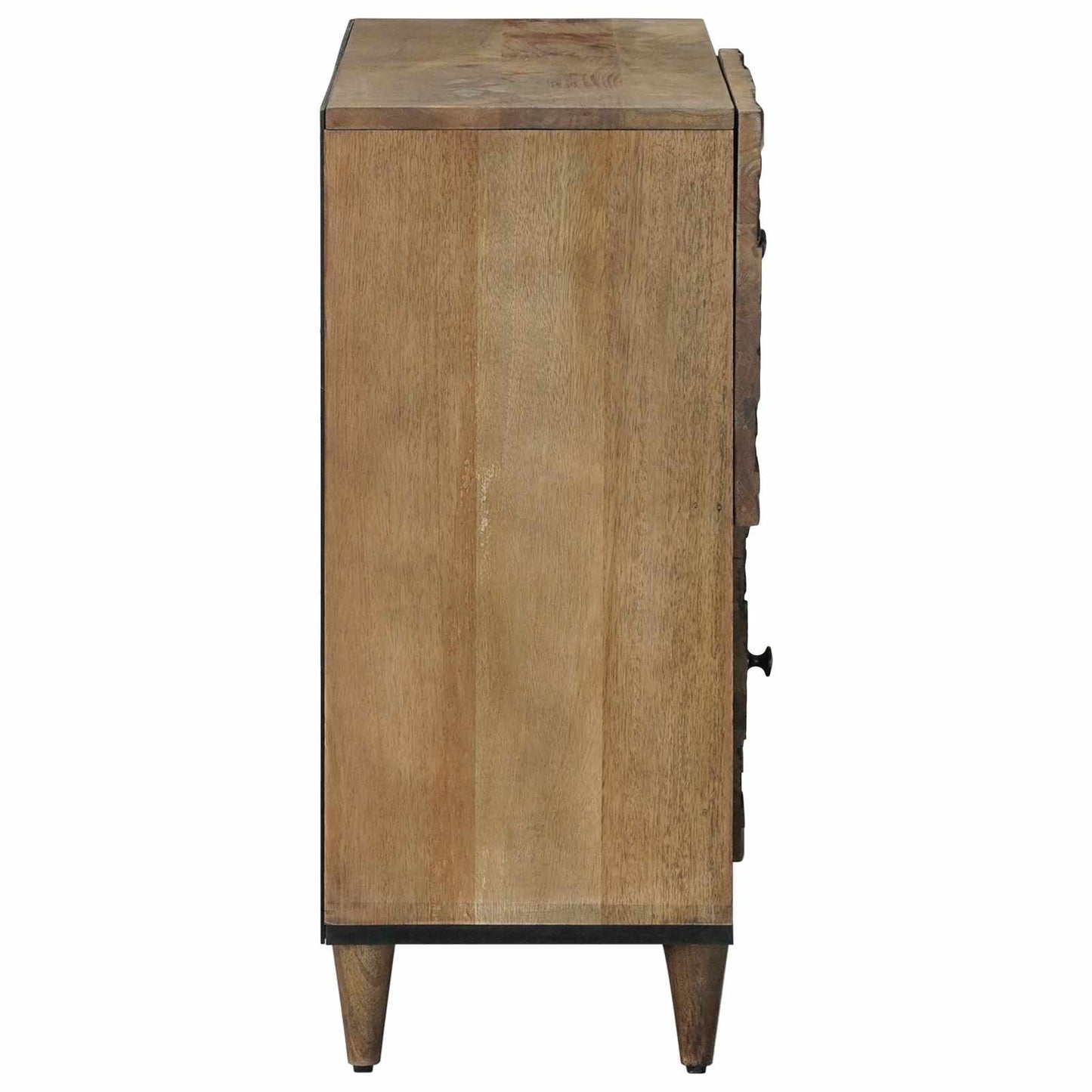 Serviesskap med lagring Brun 80 x 33,5 x 75 cm Massiv mango tre