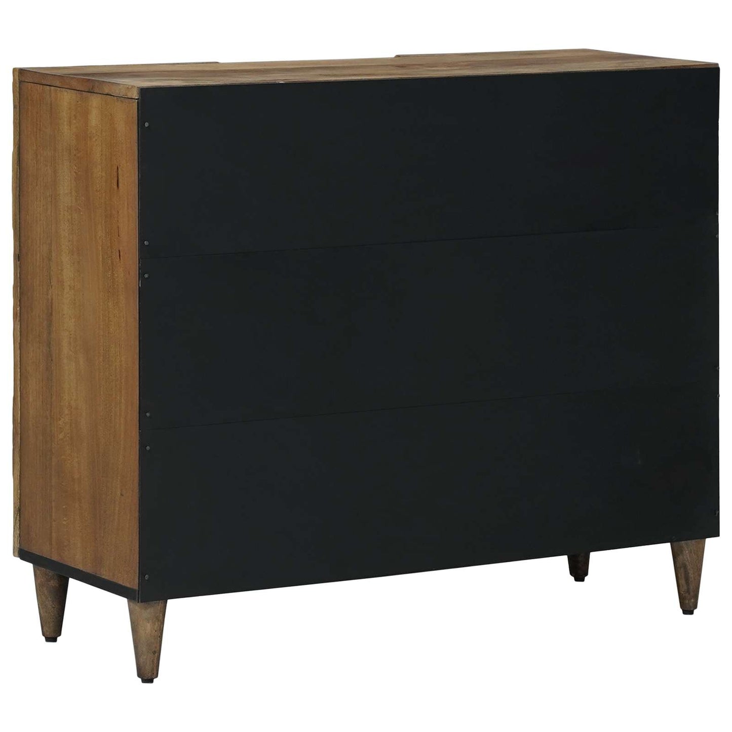 Serviesskap med hylle Brun 90 x 33,5 x 75 cm Massiv mango tre