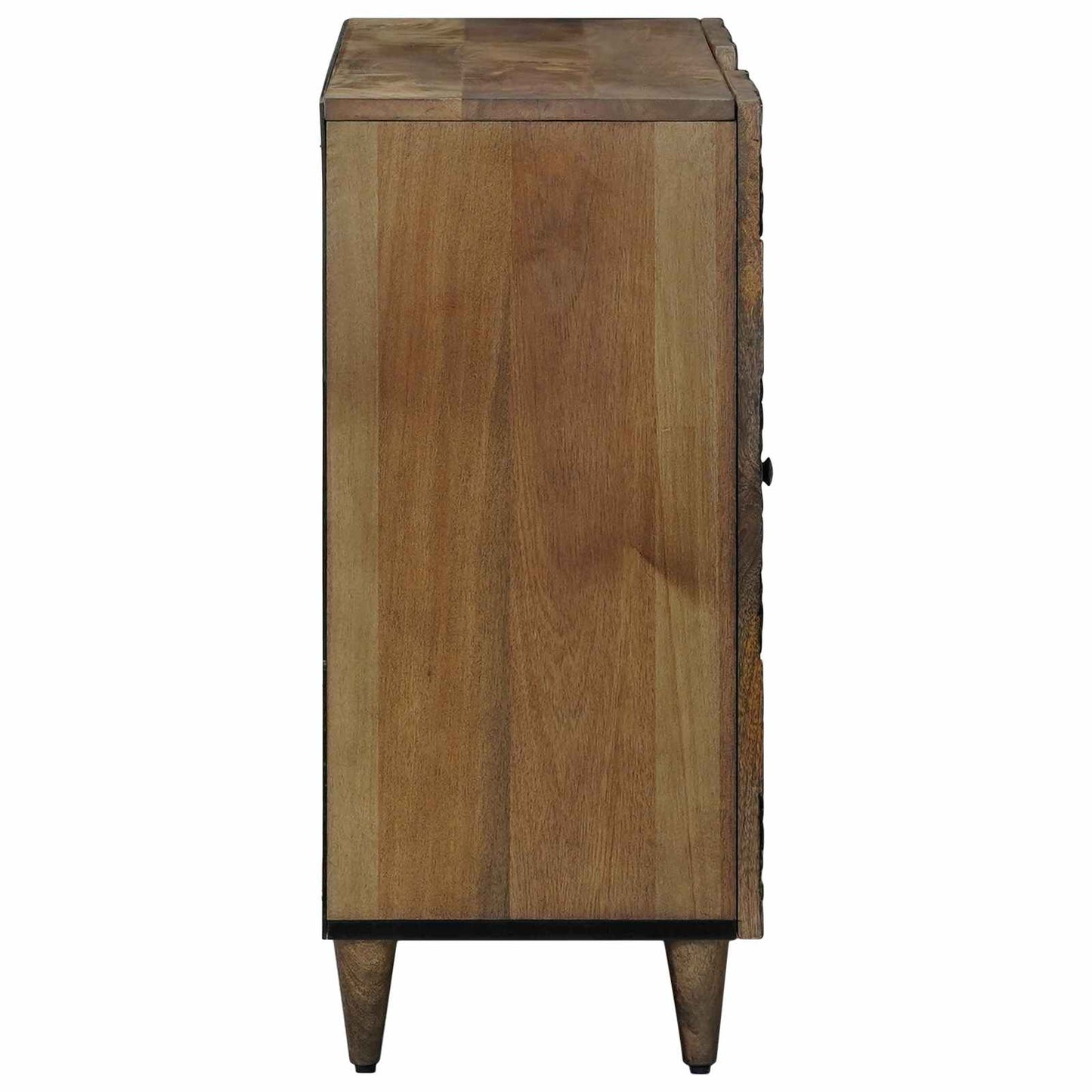 Serviesskap med hylle Brun 90 x 33,5 x 75 cm Massiv mango tre