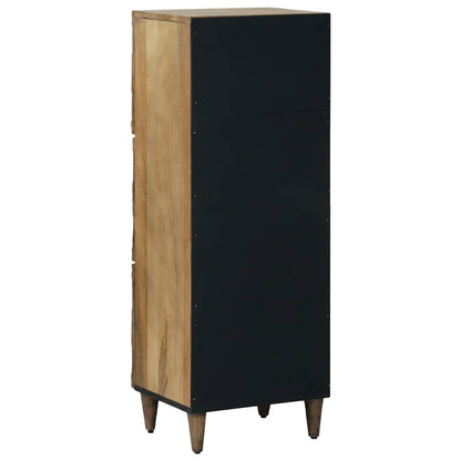 Høyt brett med hylle Brun 40 x 33,5 x 110 cm Massiv mango tre