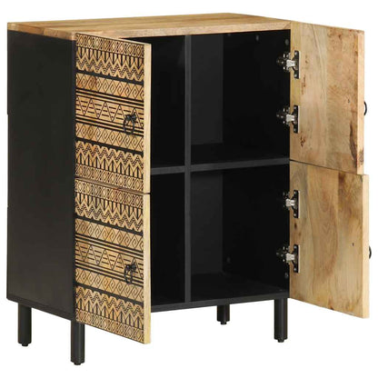 Skjenk Tre 60x33,5x75 cm grovt heltre mangotre