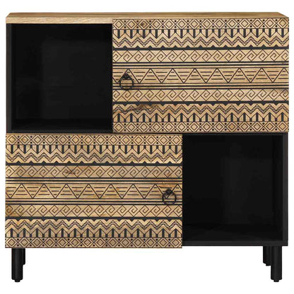 Skjenk Tre 80x33,5x75 cm grovt heltre mangotre