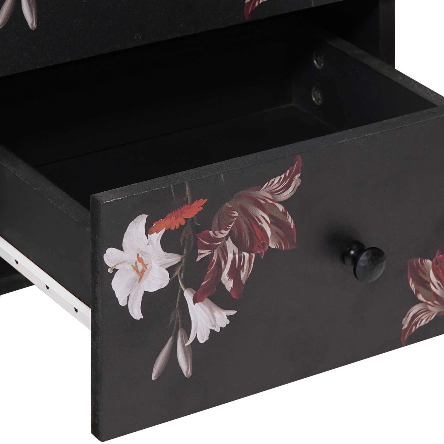Nattbord 2 pcs Brun 40 x 33,5 x 46 cm Massiv mango tre