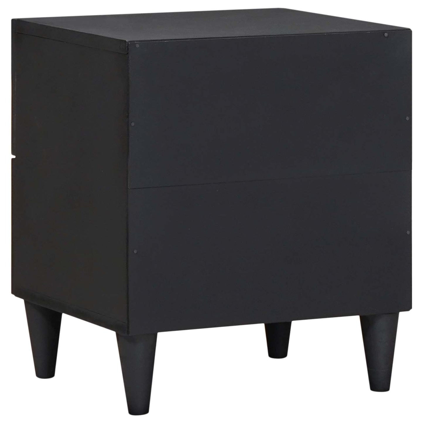Nattbord 2 pcs Brun 40 x 33,5 x 46 cm Massiv mango tre