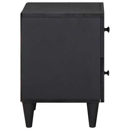 Nattbord 2 pcs Brun 40 x 33,5 x 46 cm Massiv mango tre