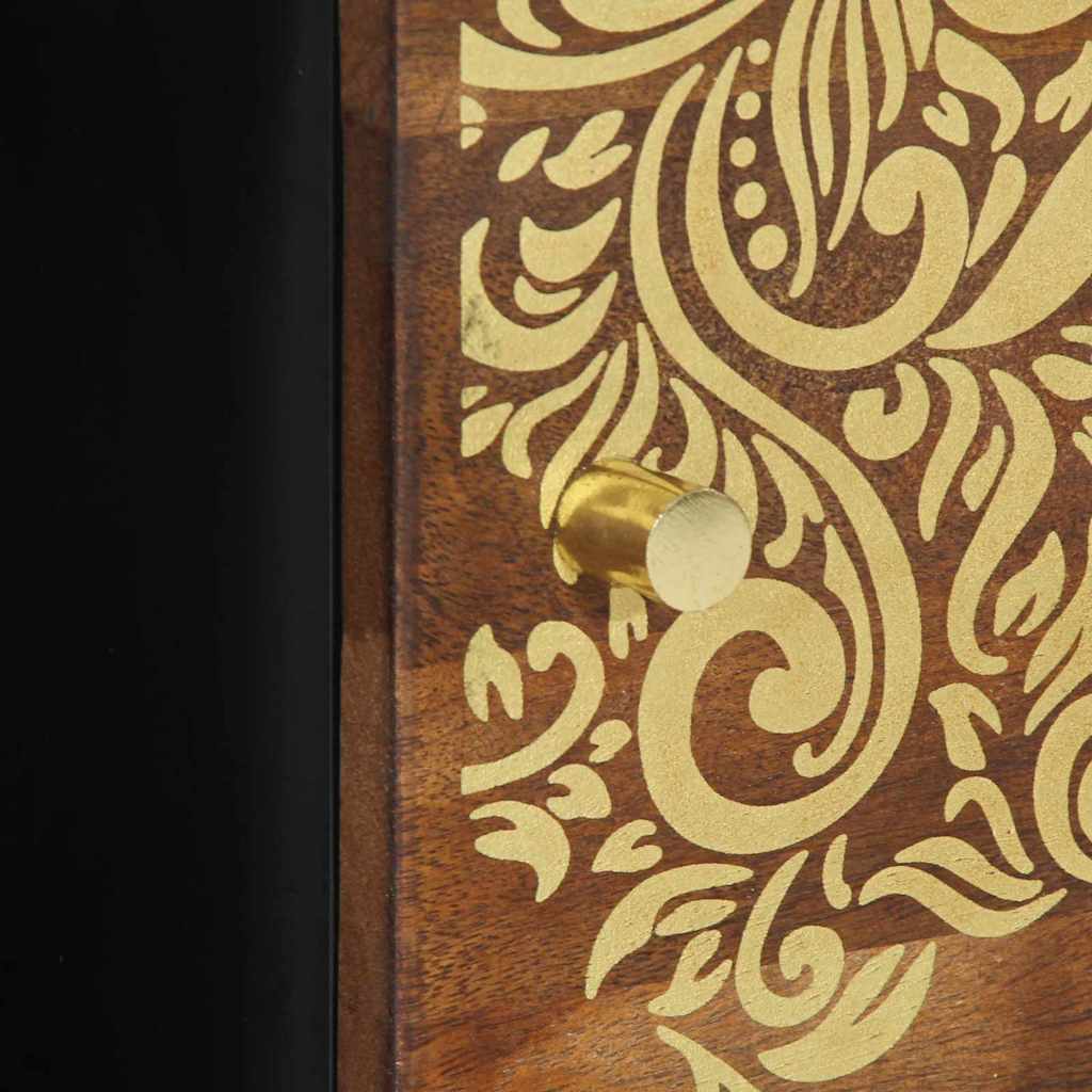 Salongbord Sofabord Brun Honningbrun 80 x 50 x 40 cm heltre mango