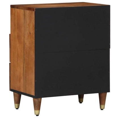 Nattbord Sengbord Honningbrun  Nattbordskap med skuff 50 x 33 x 62 cm heltre mango