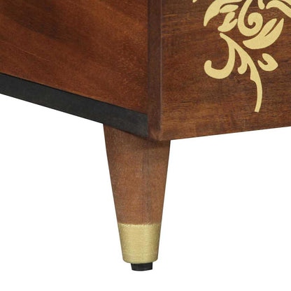 Salongbord Sofabord Brun Honningbrun 100 x 54 x 40 cm heltre mango