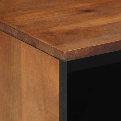 TV-Møbel Tre TV-Skap med skuff Brun 80 x 33.5 x 46 cm Massivt mangotre