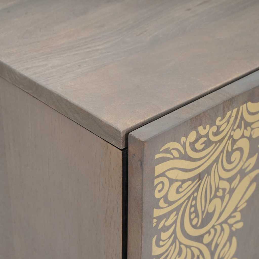 Servantskap Baderom Grå 62 x 33 x 58 cm Massivt mangotre