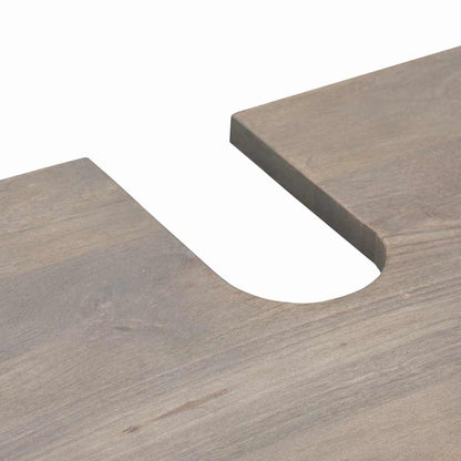 Servantskap Baderom Grå 62 x 33 x 58 cm Massivt mangotre