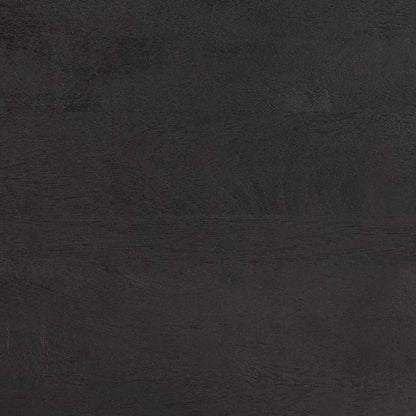 Skjenk Svart med hylle 60 x 33 x 75 cm Massiv mango tre