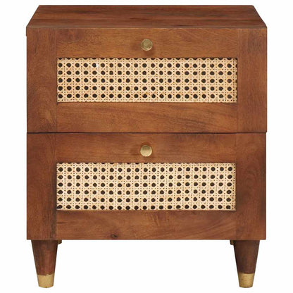 Nattbord Sengbord Tre 40 x 33.5 x 46 cm Solid mango Tre og