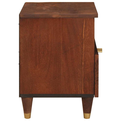 Nattbord Sengbord Tre 40 x 33 x 46 cm Solid mango Tre og
