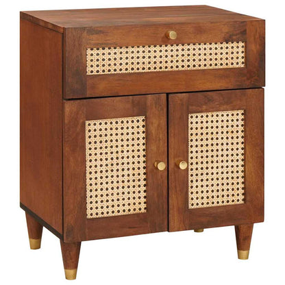 Nattbord med skuff 50 x 33 x 60 cm Massiv mango tre