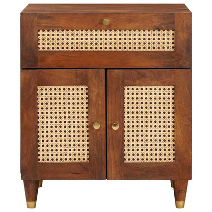 Nattbord med skuff 50 x 33 x 60 cm Massiv mango tre