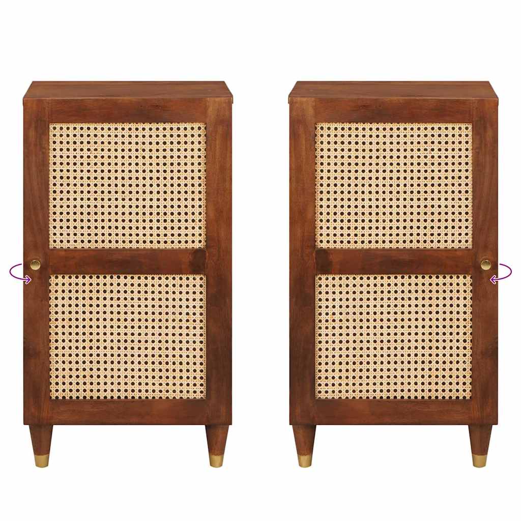 Skjenk Brun 40 x 33,5 x 75 cm Massiv mango tre