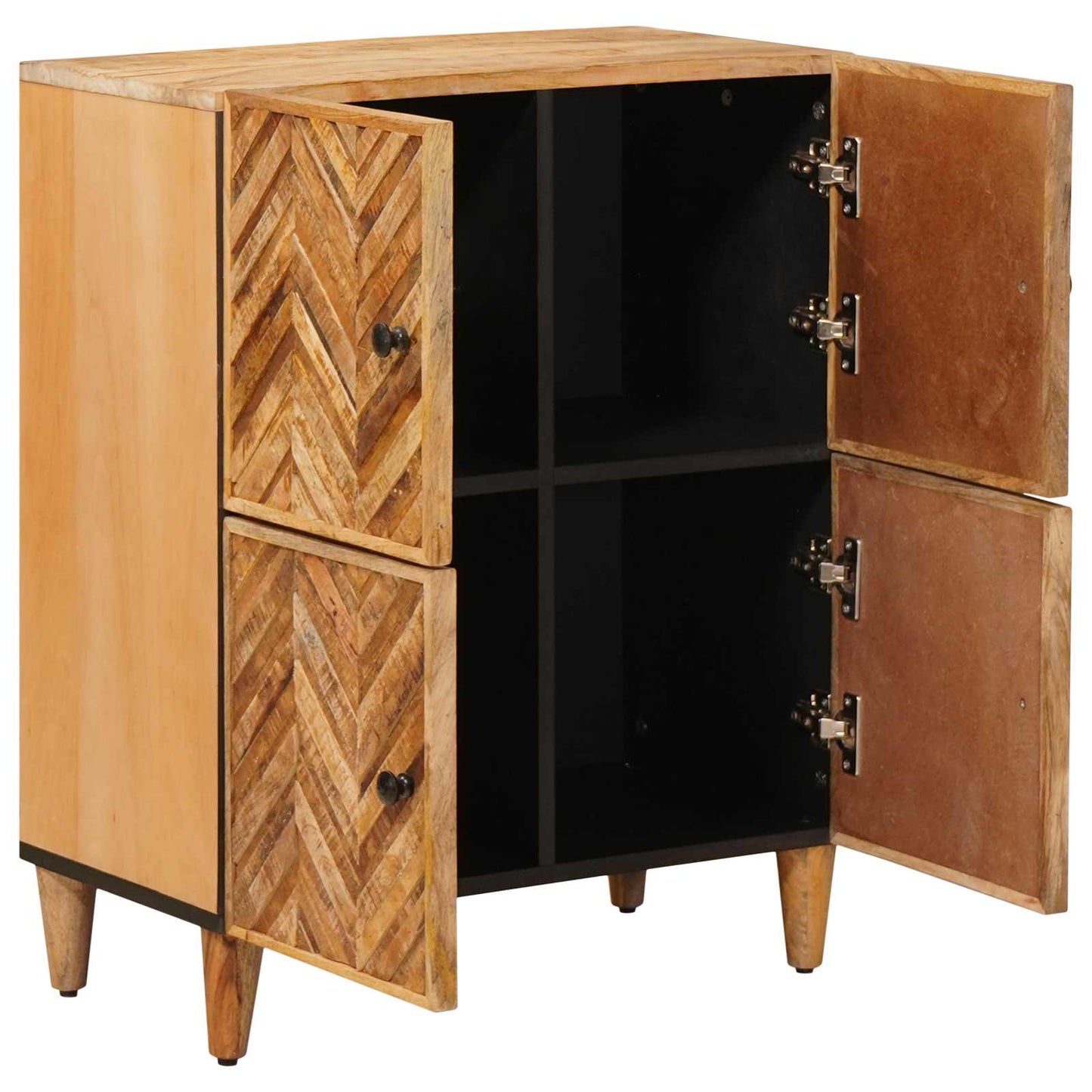 Oppbevaringsskap Brun 60 x 33,5 x 75 cm Massiv mango tre