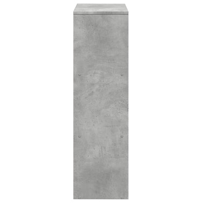 Bokhylle Betonggrå 3 etasjer 99x29x99cm