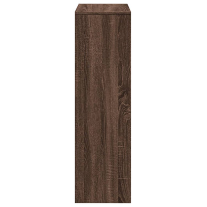 Bokhylle Brun Eik 3 etasjer 99x29x99 cm