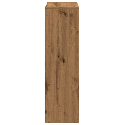 Romdeler bokhylle 3 lag artisan eik 99x29x99 cm konstruert tre