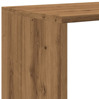Romdeler bokhylle 3 lag artisan eik 99x29x99 cm konstruert tre
